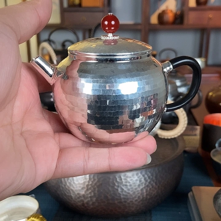 黑***桃纯手工制作一铜壶制作