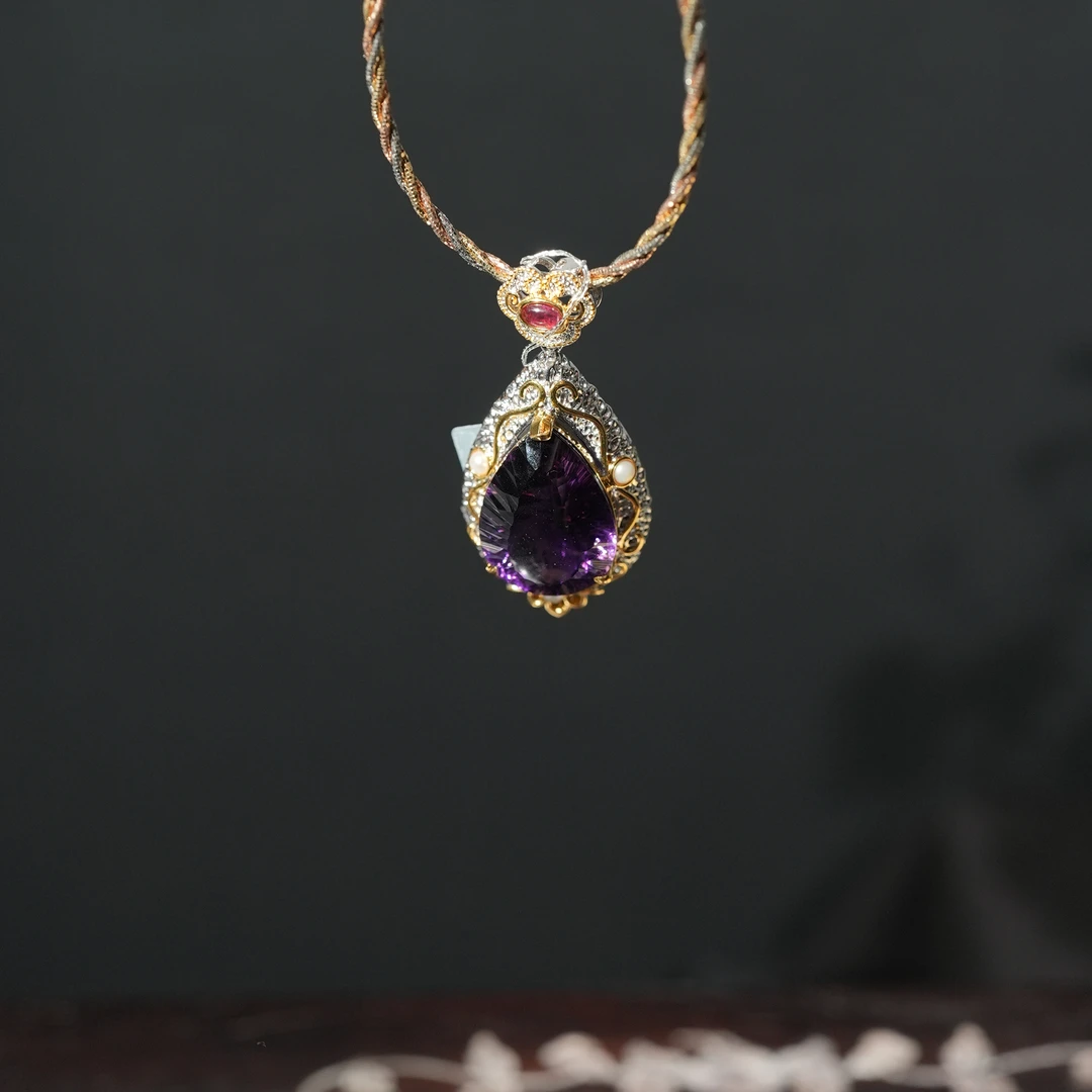 1.12香港王老板-水晶吊镶嵌坠o83