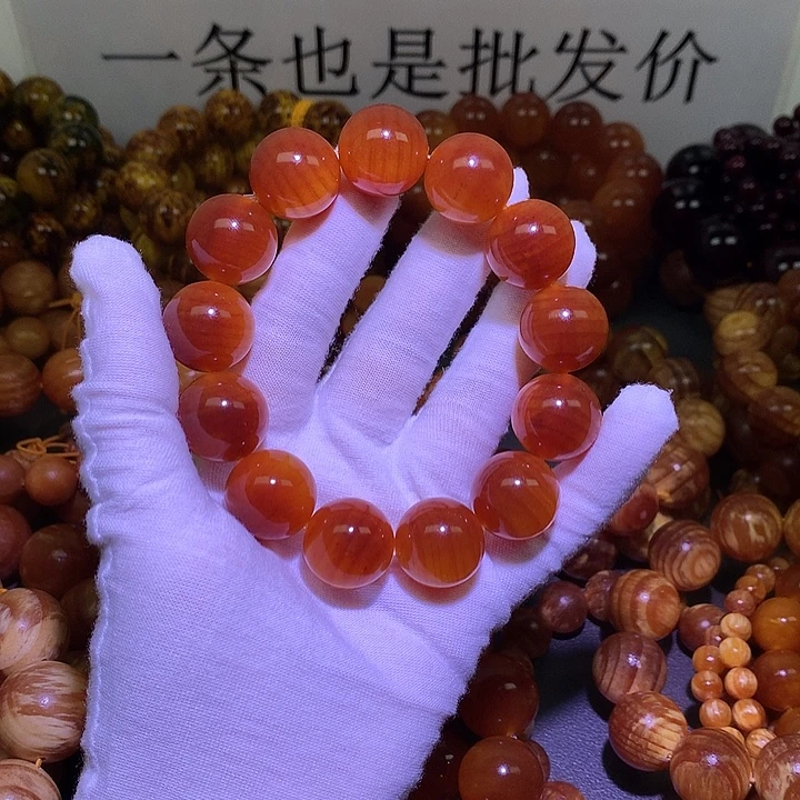 松木（琥珀木）手串/手链1.8 包浆高货