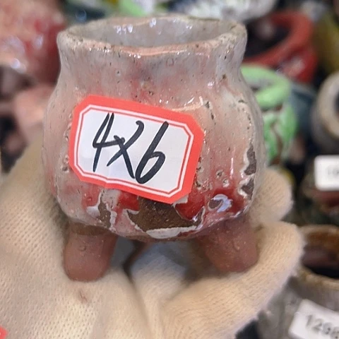 粗陶花盆手工花盆制作就这样的