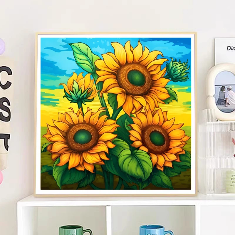 【美娜丽莎】欣欣向荣新版十字绣23色满绣无勾边客厅卧室玄关餐厅画