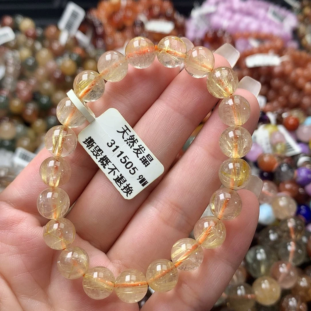 水晶手链未镶嵌，