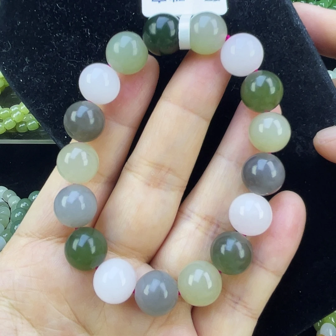 和田玉未镶嵌手链