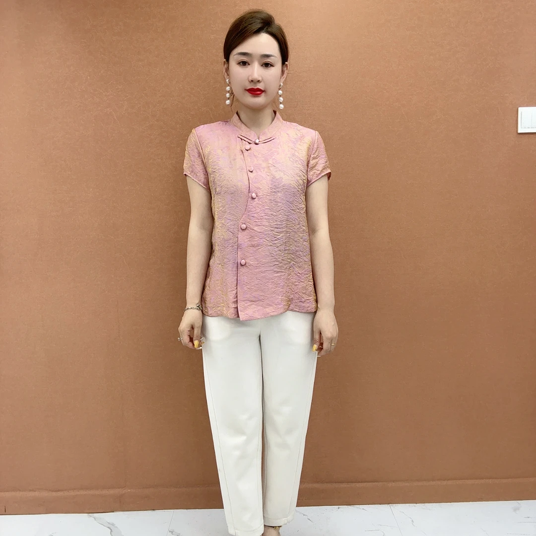 2025新款新中式妈妈显瘦气质休闲