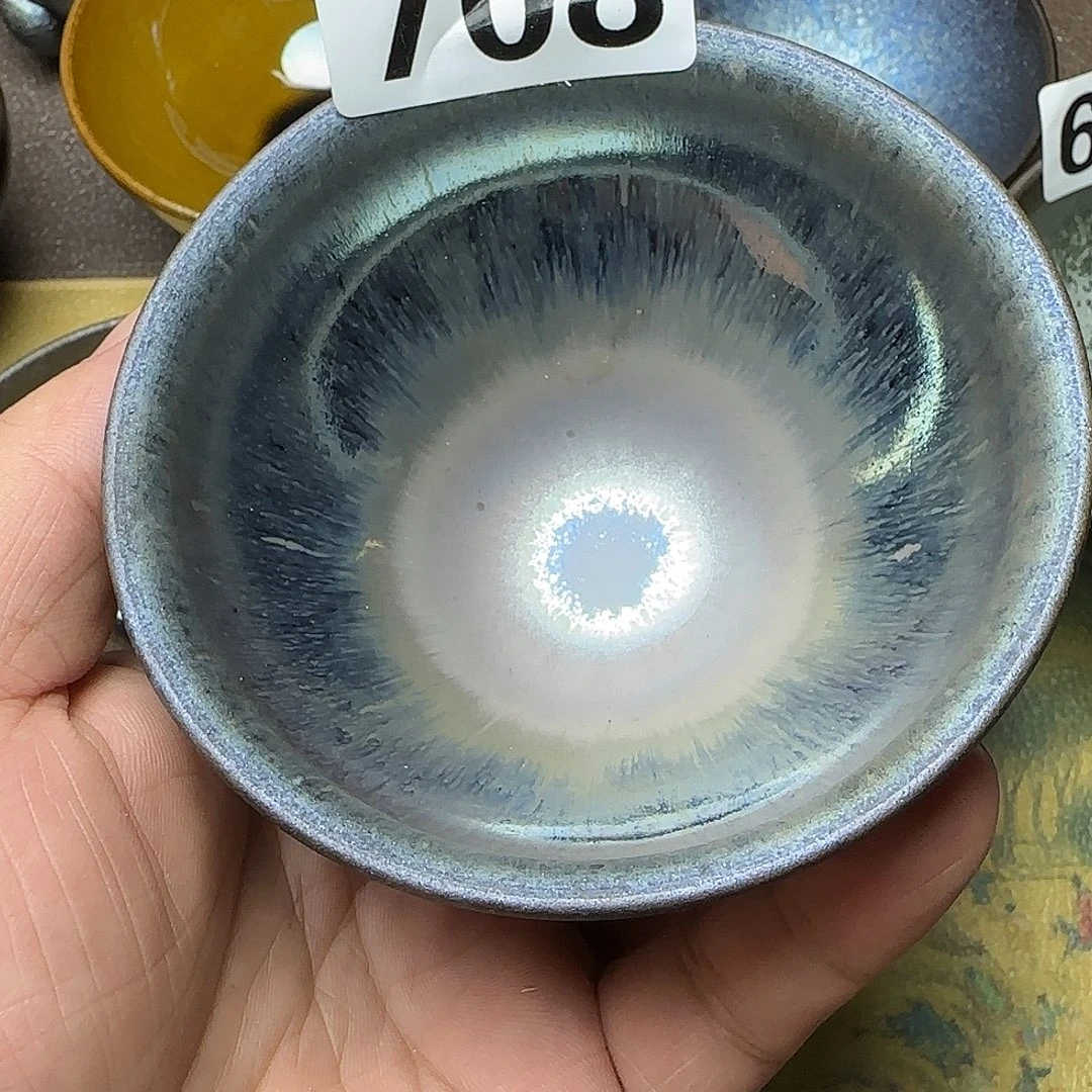 用***4茶盏主人杯龙窑柴烧全手工