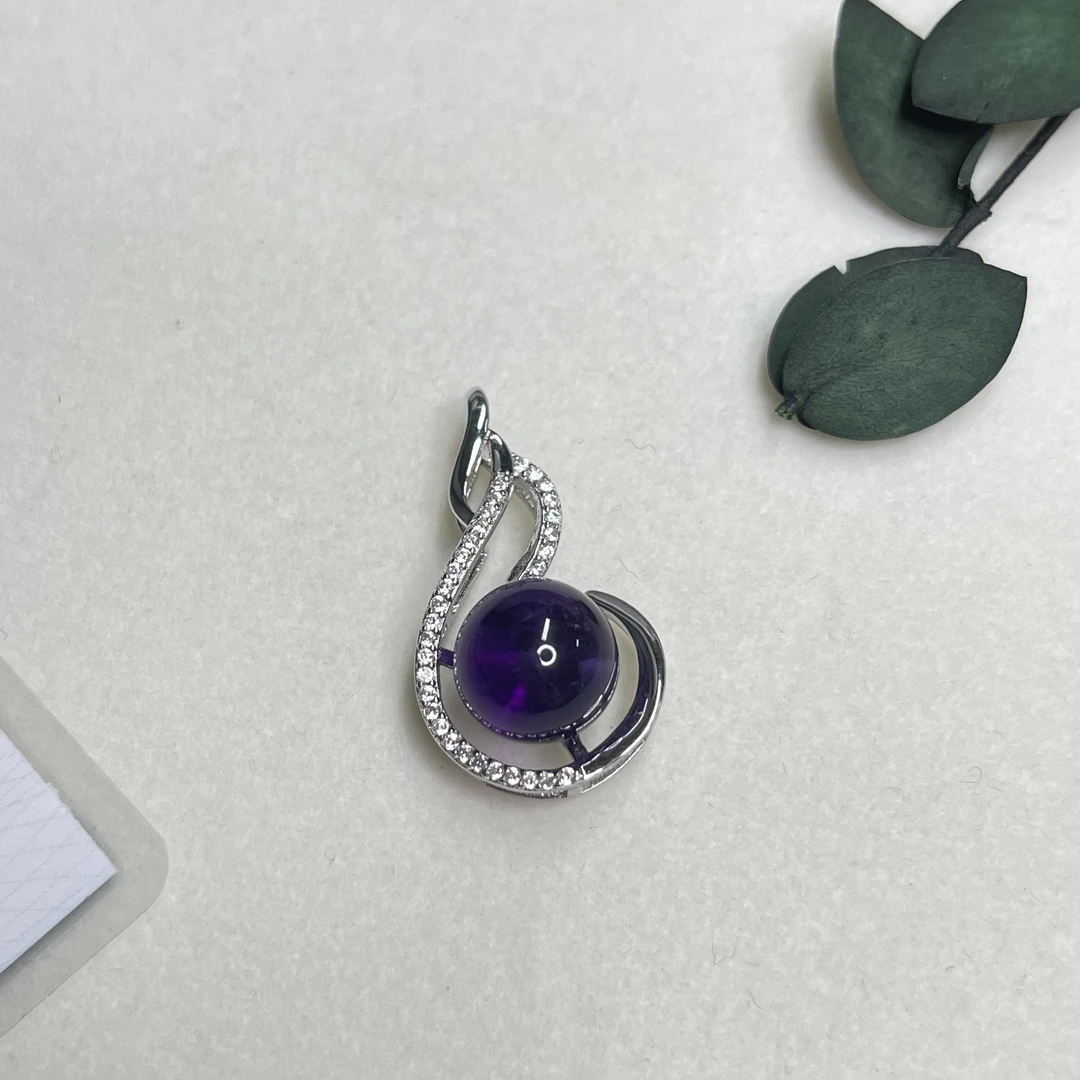 全新未使用  【六六中古】孤品s925水晶吊坠aw9790