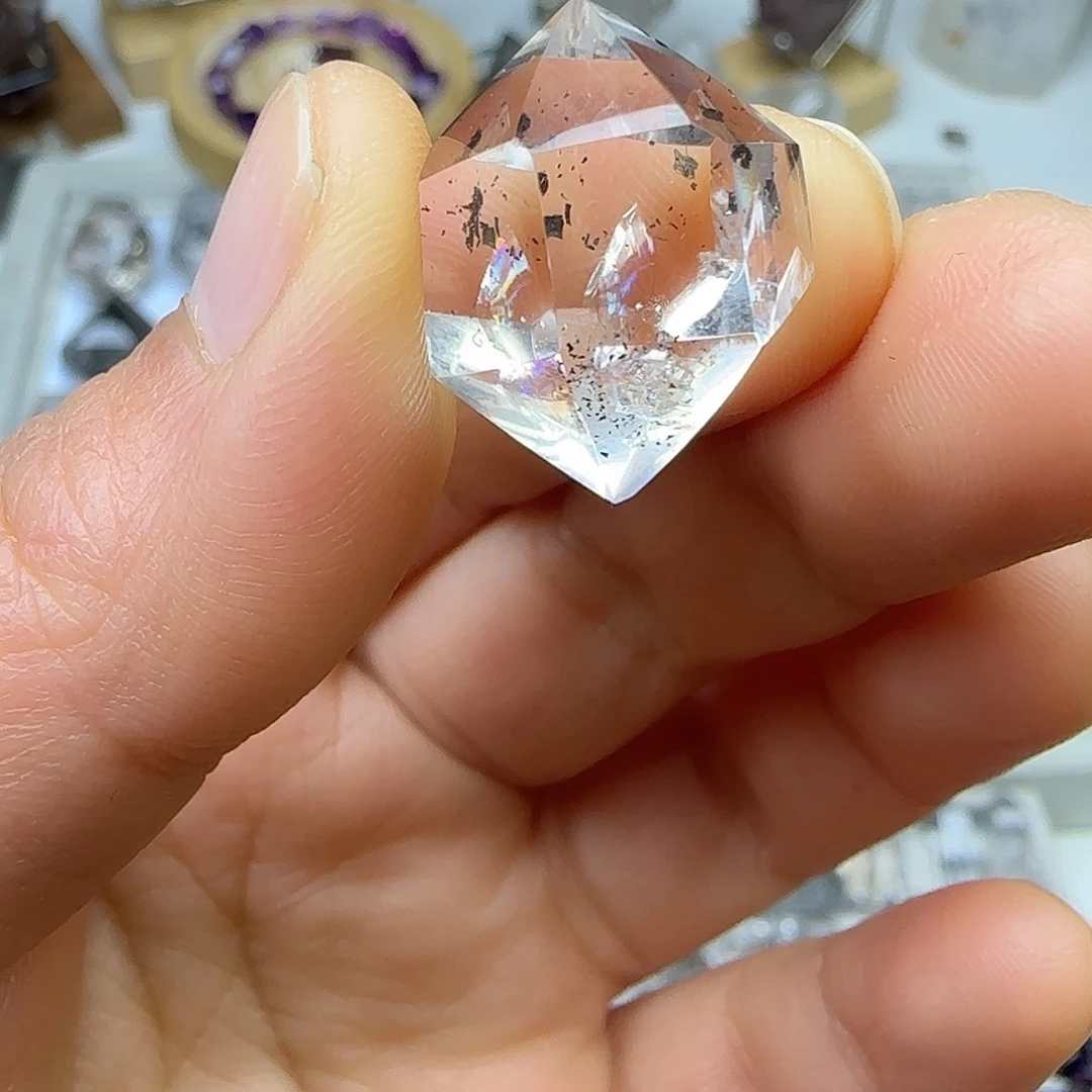 未镶嵌水晶珠宝半成品