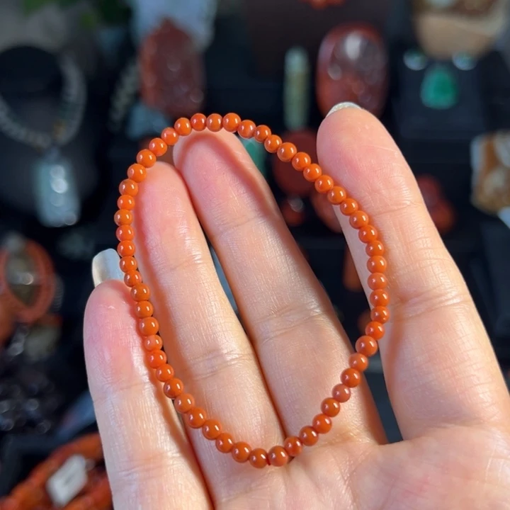 手串未镶嵌南红玛瑙