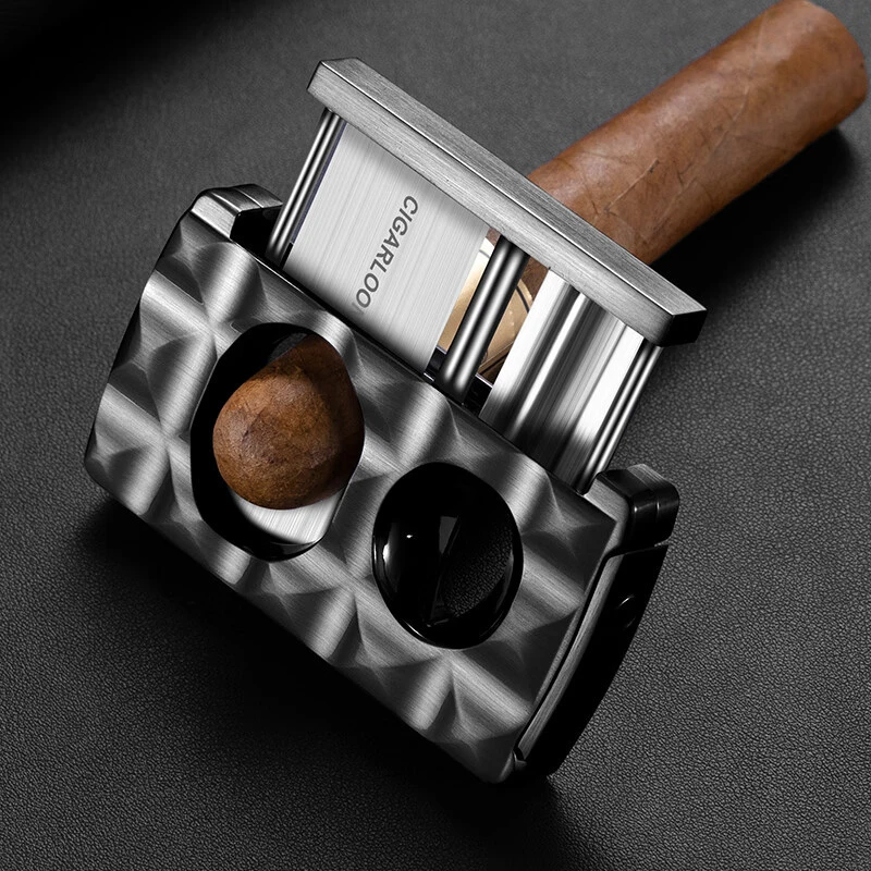 缘百年 雪茄剪多功能锋利不锈钢雪茄剪刀V型剪平剪含雪茄钻雪茄托