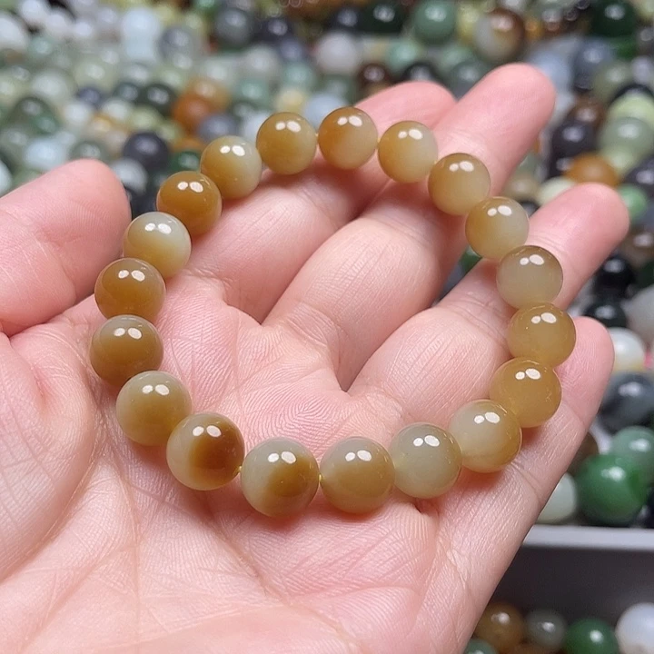 和田玉未镶嵌颈饰浅**墨