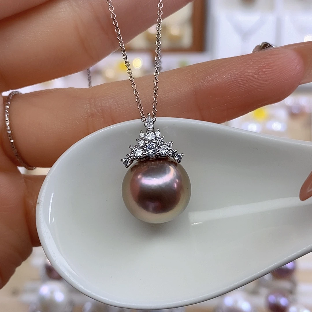 淡水珍珠颈饰合金F