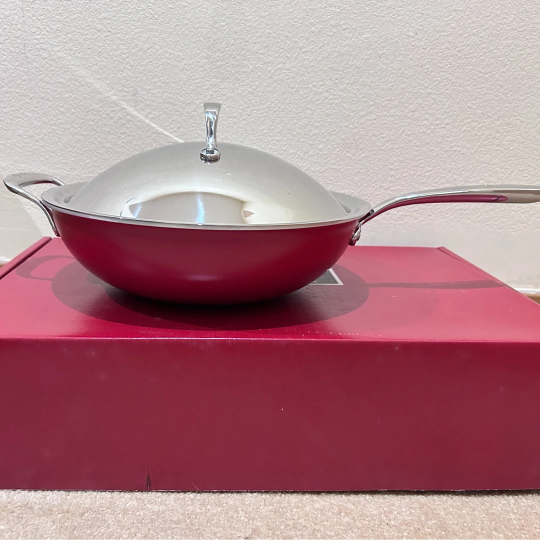 拉歌蒂尼罗萨30cm家用长柄不粘锅炒锅