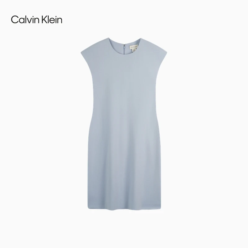 CK高级成衣系列25春秋女士气质休闲通勤直筒针织连衣裙