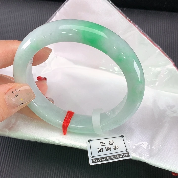 未镶嵌手镯翡翠正圈59