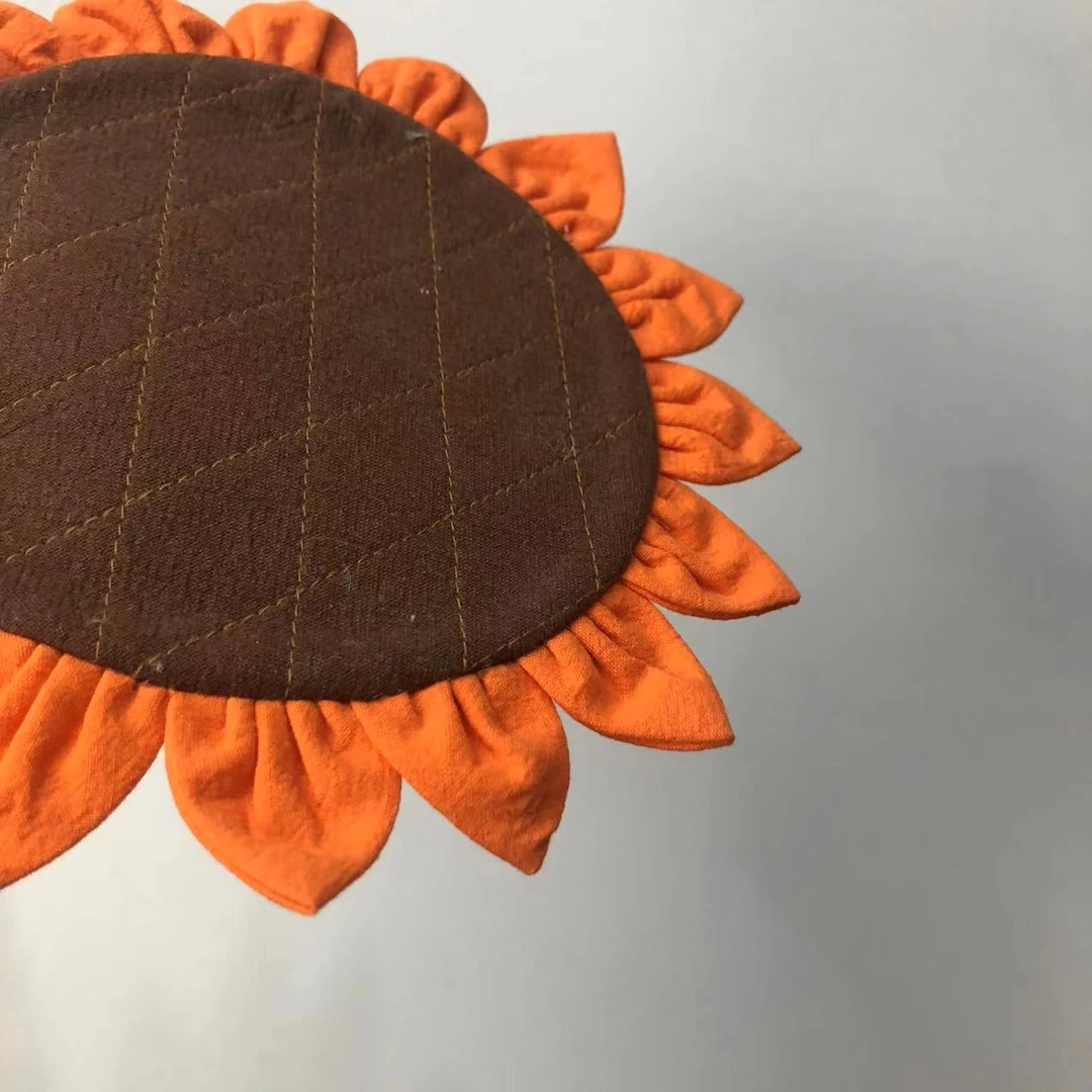 向日葵 壶垫/茶席/杯垫/花瓶垫/餐垫 手工制作 手作 彧红