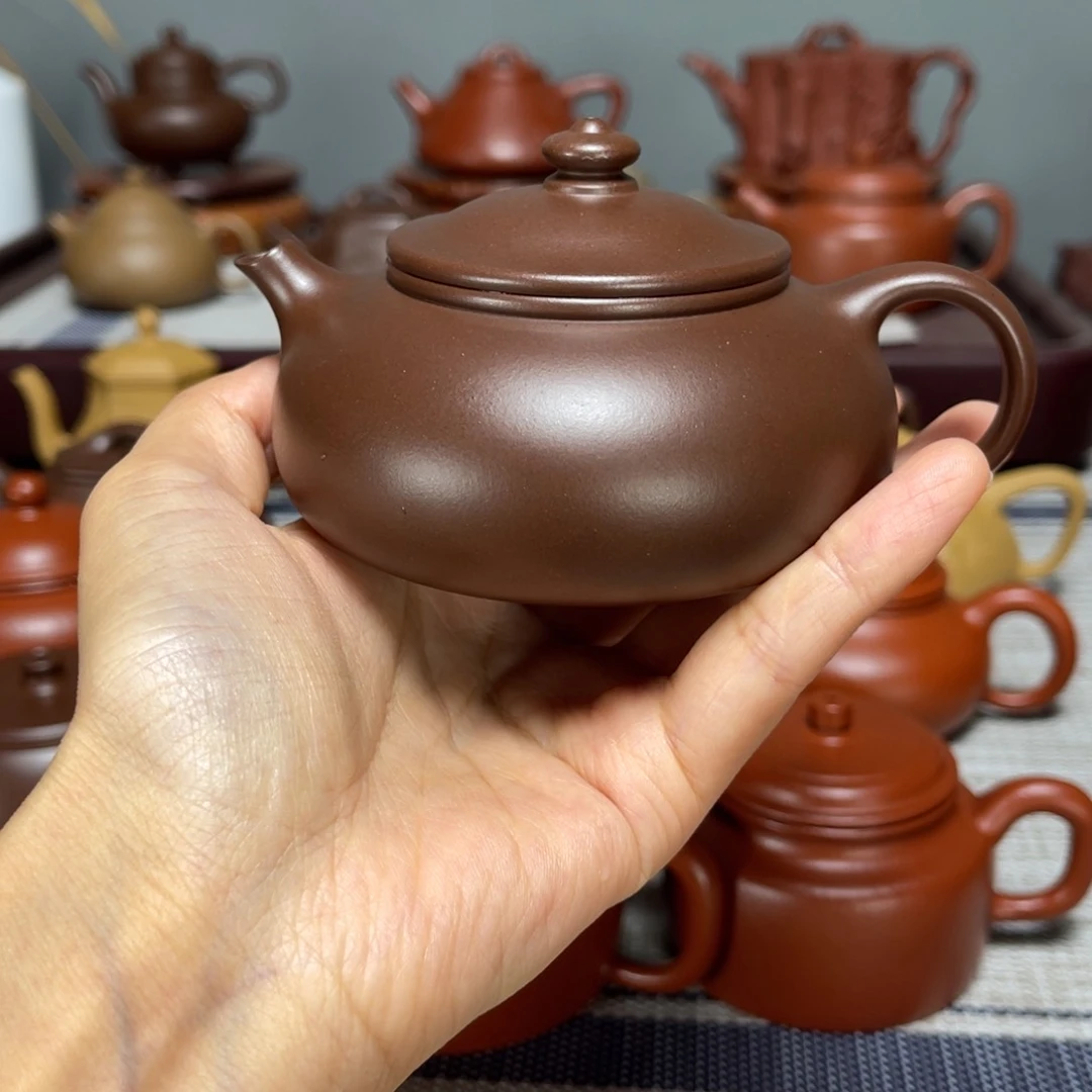 茶壶紫砂宏*半手寒江150cc