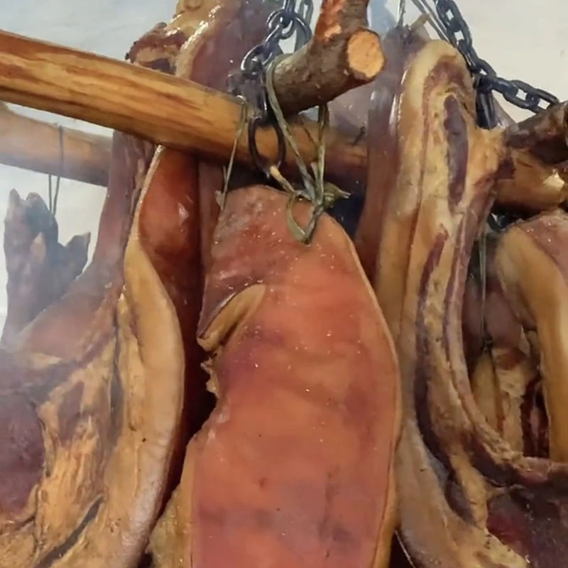 【现称现拍】烟熏腊货猪脚整只五花腿子肉
