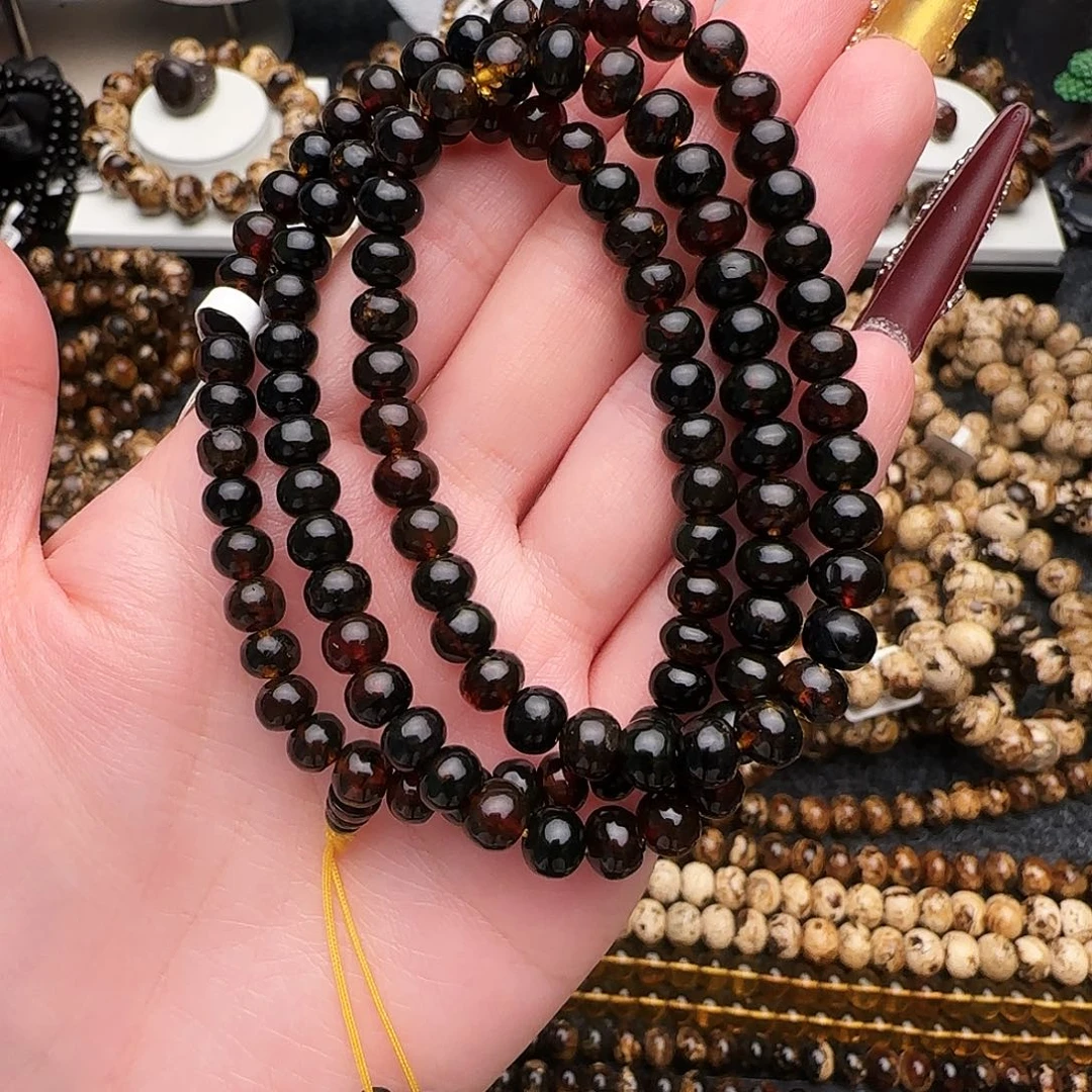 琥珀未镶嵌手链抚顺琥珀