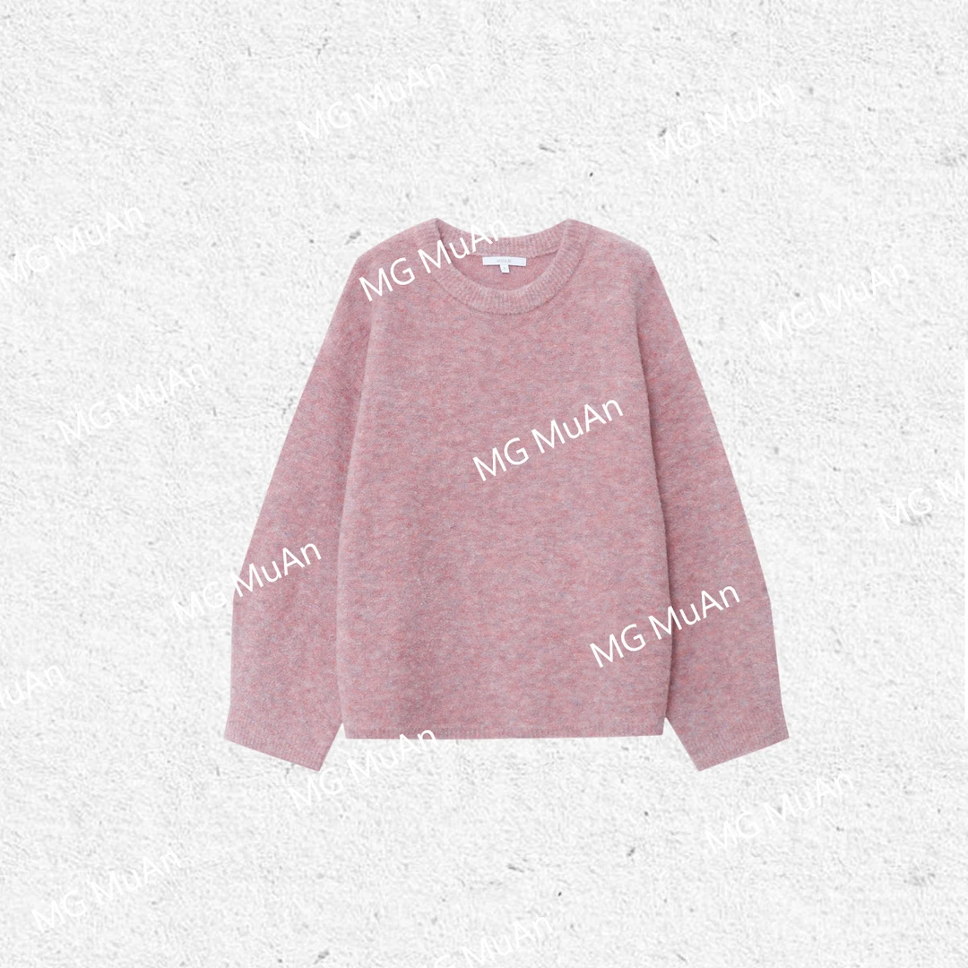 木岸MUAN：《西雅图毛衣》定制宽松复古百搭550克百搭毛衣女DG3-053
