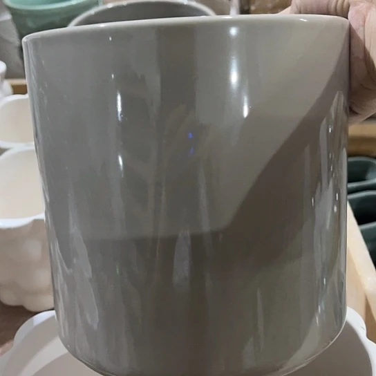 多肉绿植陶瓷花盆9.9包邮，有孔