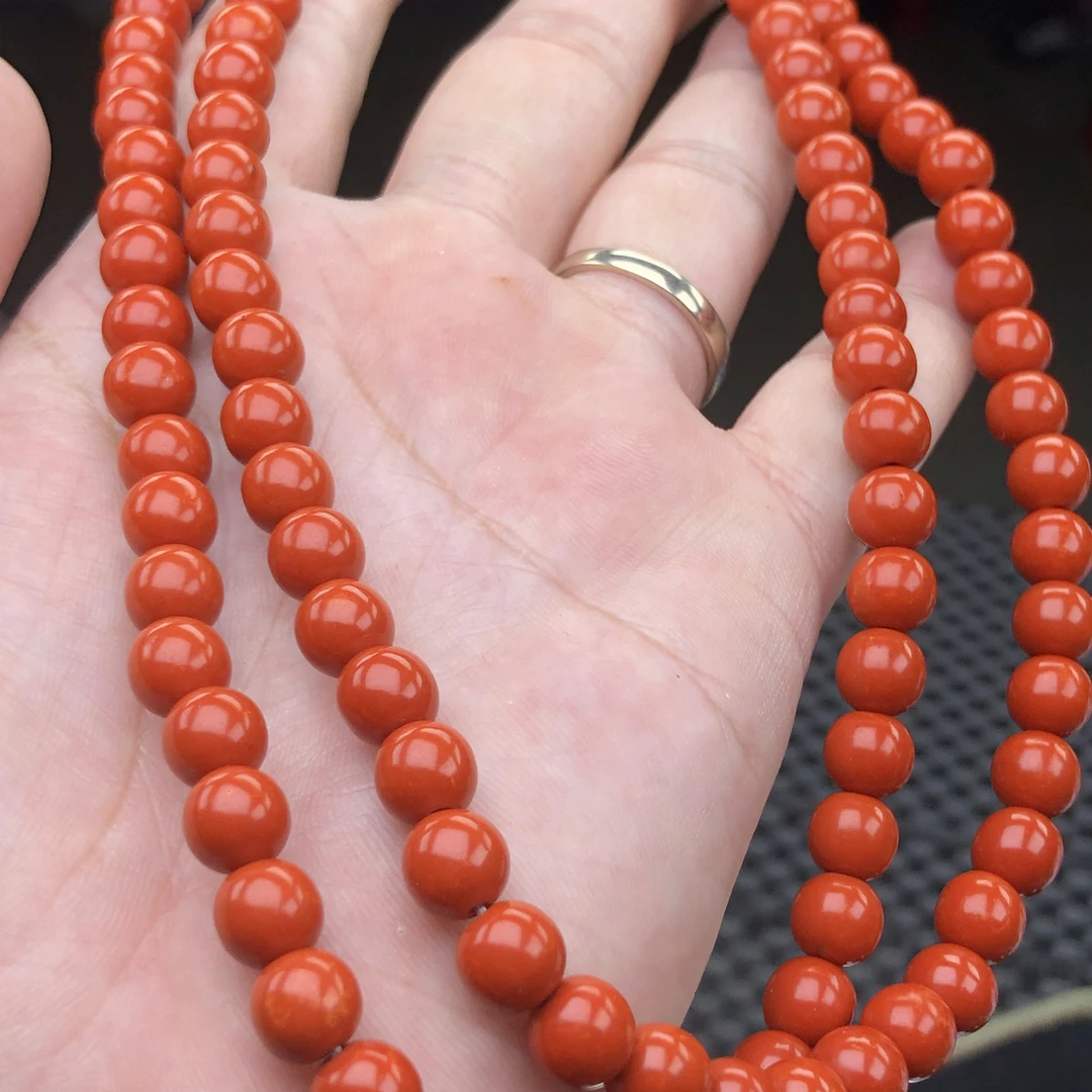 313满色满肉8mm圆珠108佛珠手串