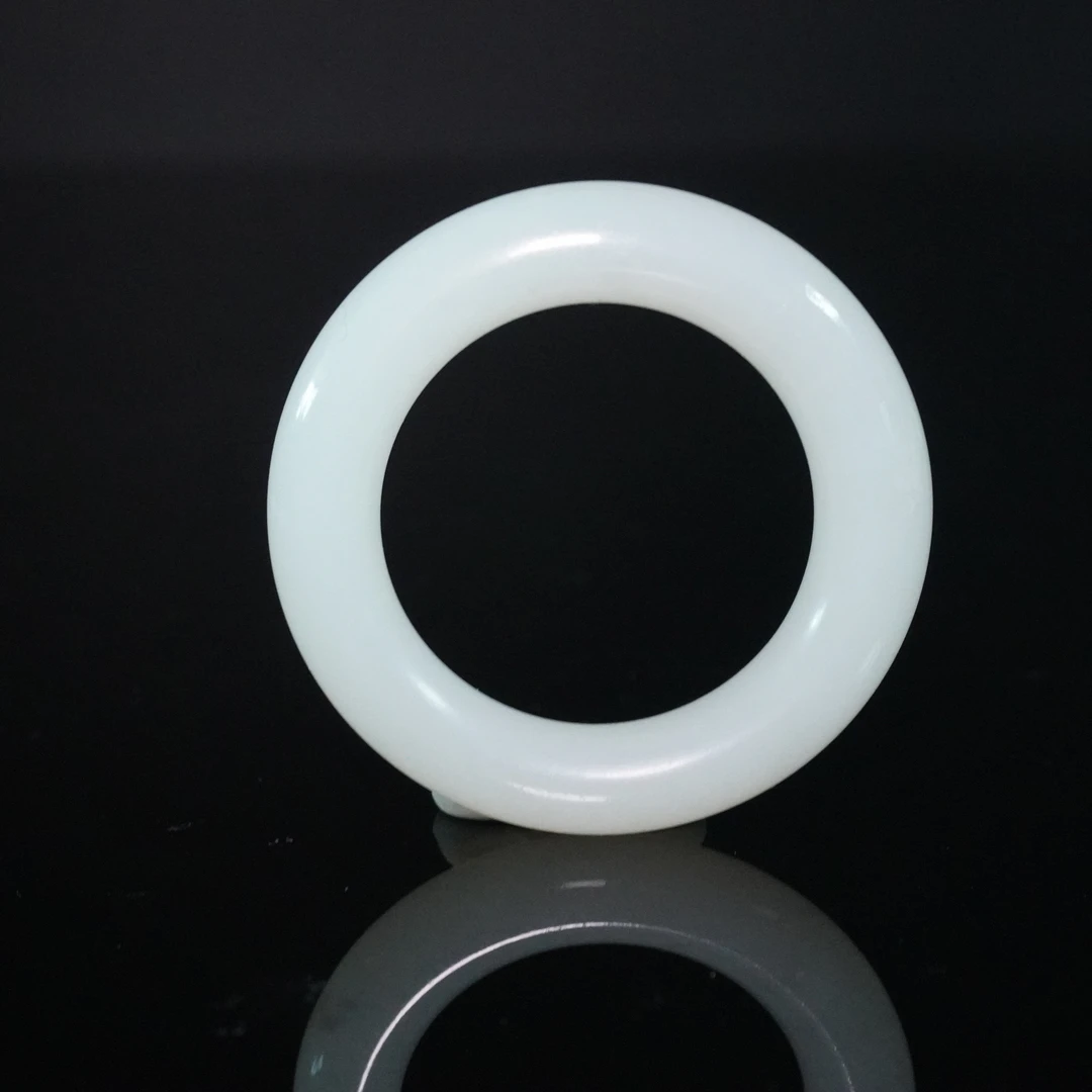 清代和田玉平安环/134473/收藏/传承/【友谊文物商店】