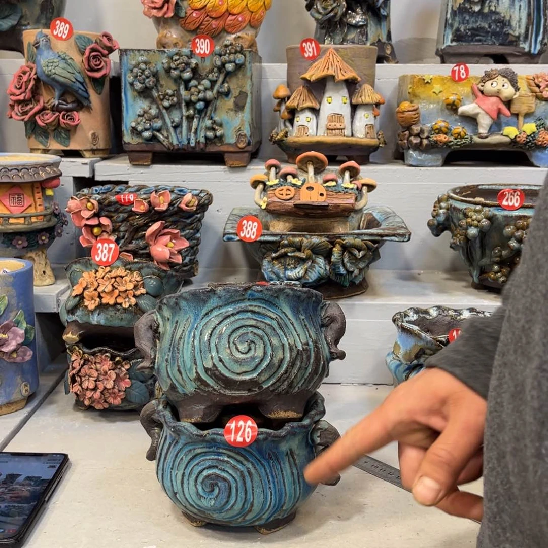 陶瓷福利126 号陶然花盆厂家直销