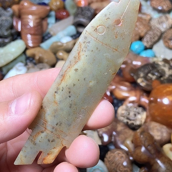 和田玉未镶嵌颈饰118