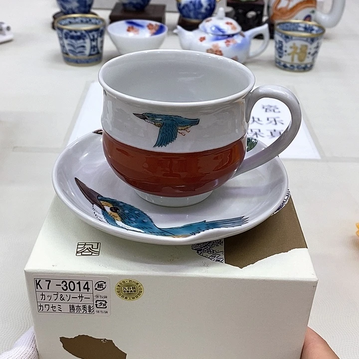 摆件进口瓷器九谷名家