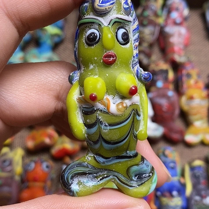 颈饰琉璃大美人鱼013
