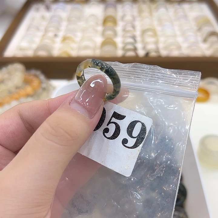 合金戒指玛瑙/玉髓59港14