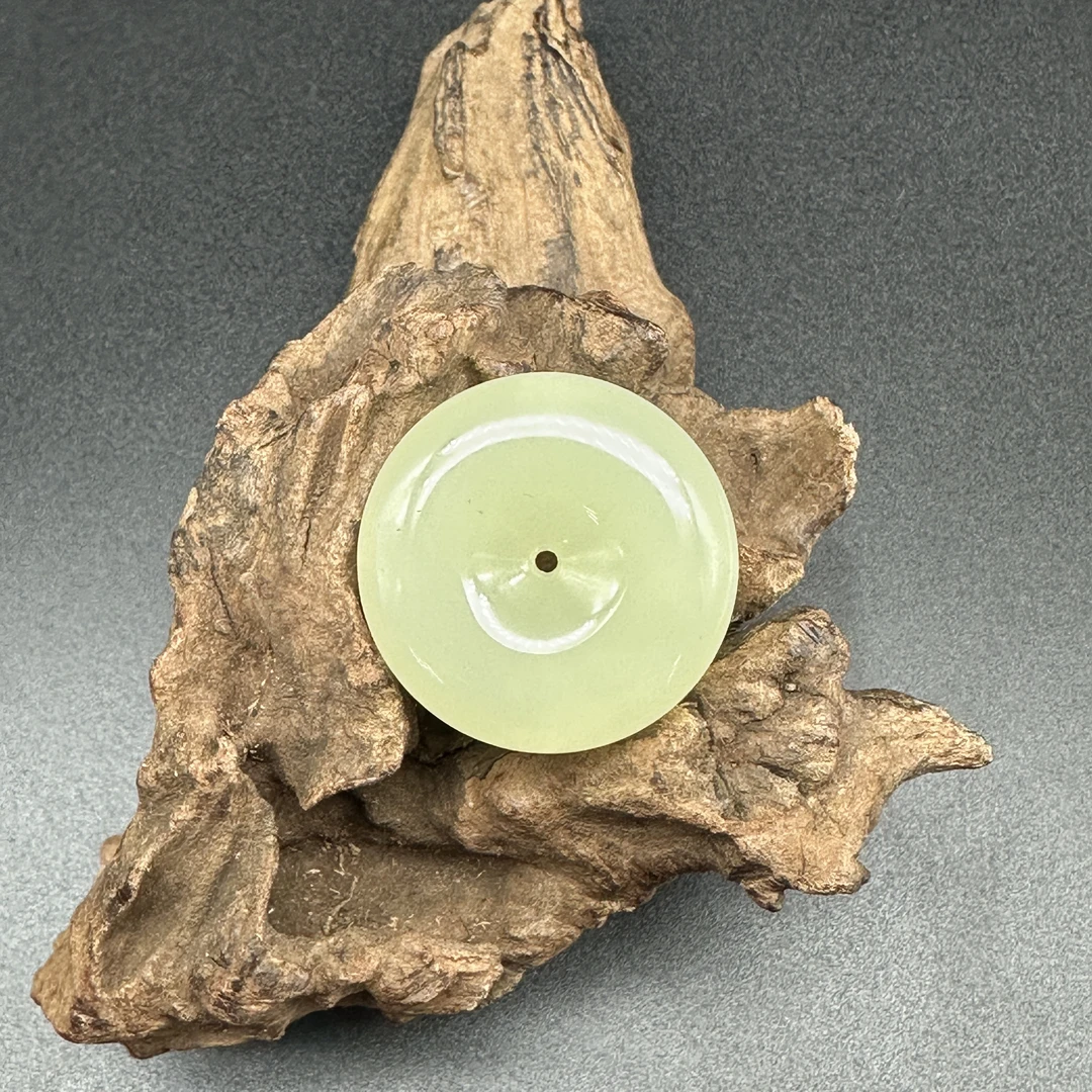 《民国》和田玉平安扣  山东文物商店 ZZXCRH423339