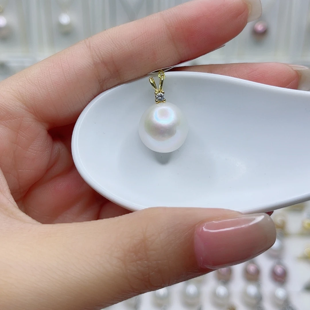 淡水珍珠未镶嵌吊坠(赠链)