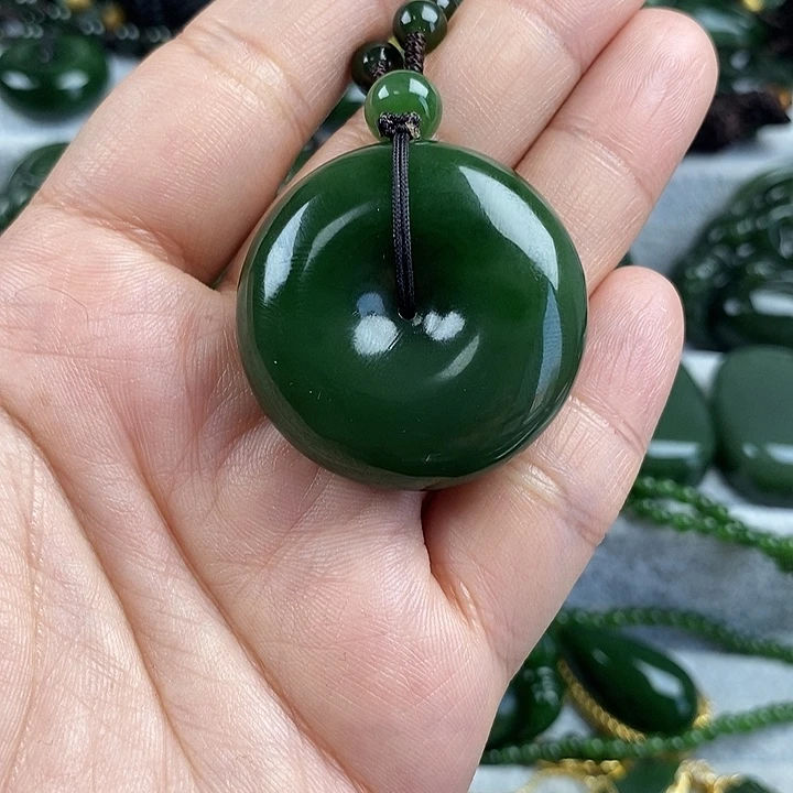 和田玉（碧玉）未镶嵌颈饰35