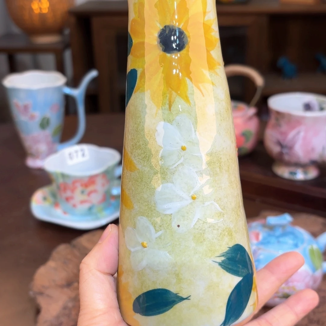 景德镇手绘高温釉下彩陶瓷茶具