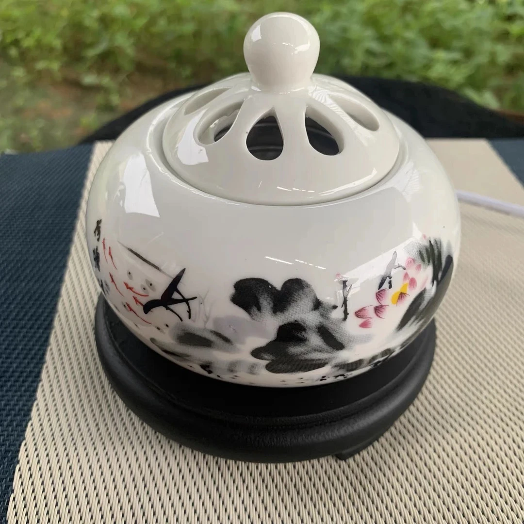 【中国好沉香】定时调节温度电子熏香炉一个