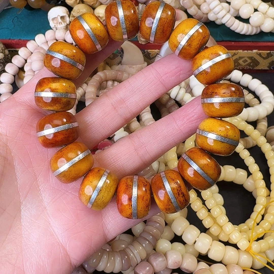 手串/手链牛骨木**师牦牛骨17尺寸单圈