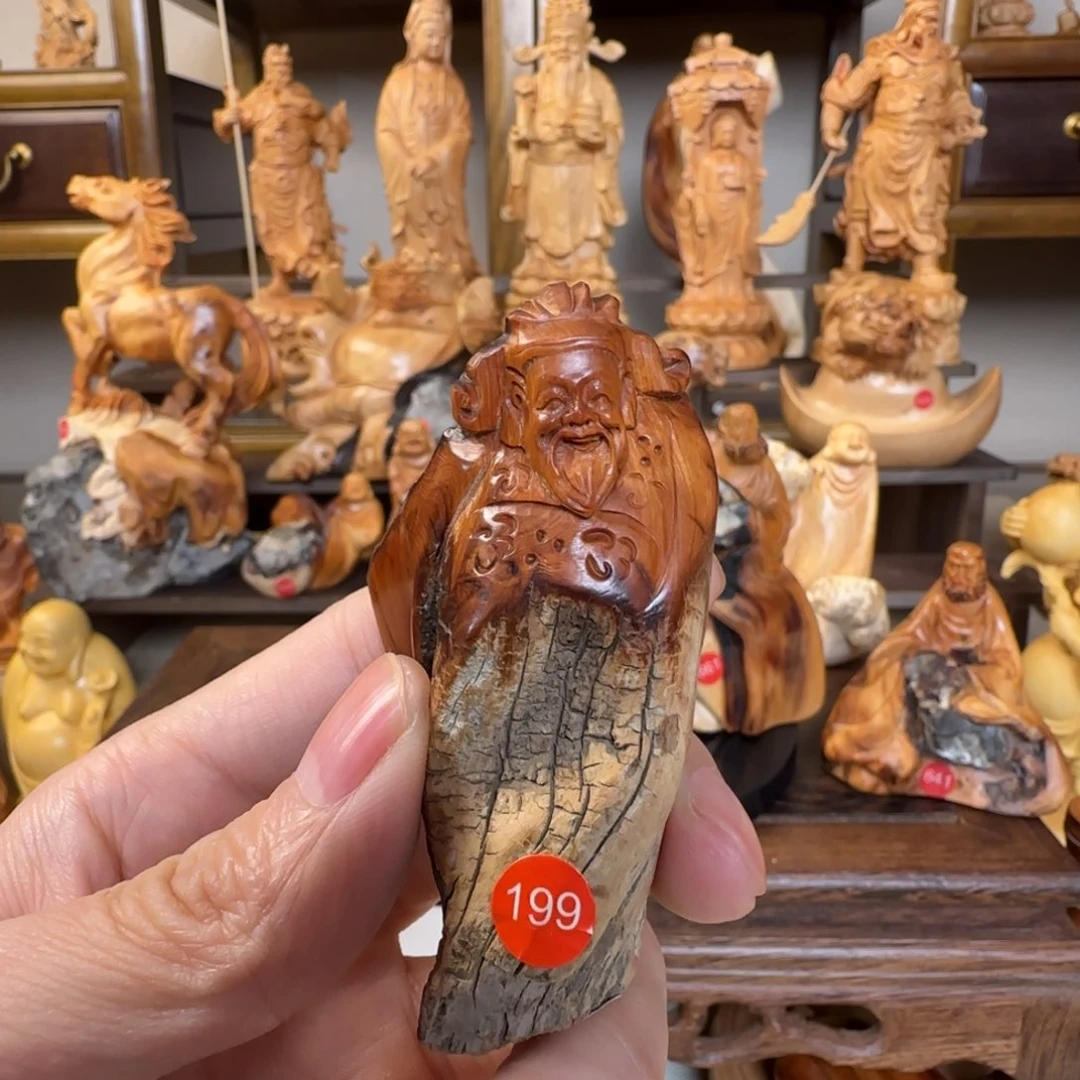 崖柏小木匠艺雕一物一拍