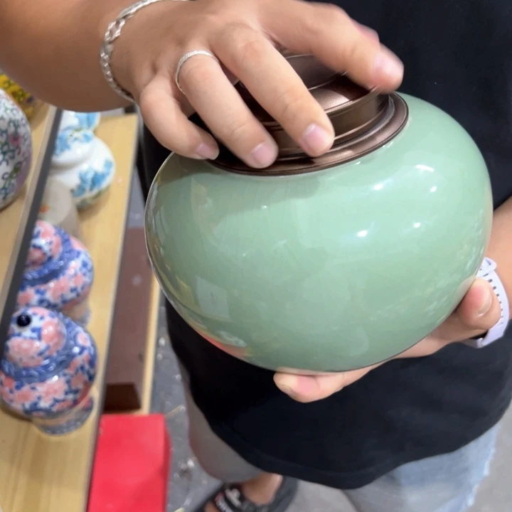 瑕疵福利品陶瓷茶叶罐