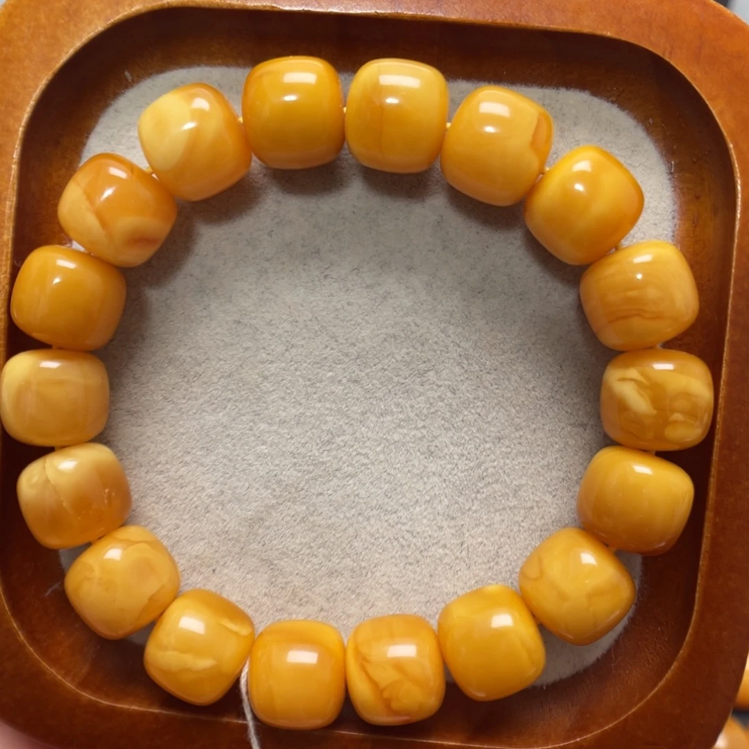 蜜蜡未镶嵌手串蜜蜡