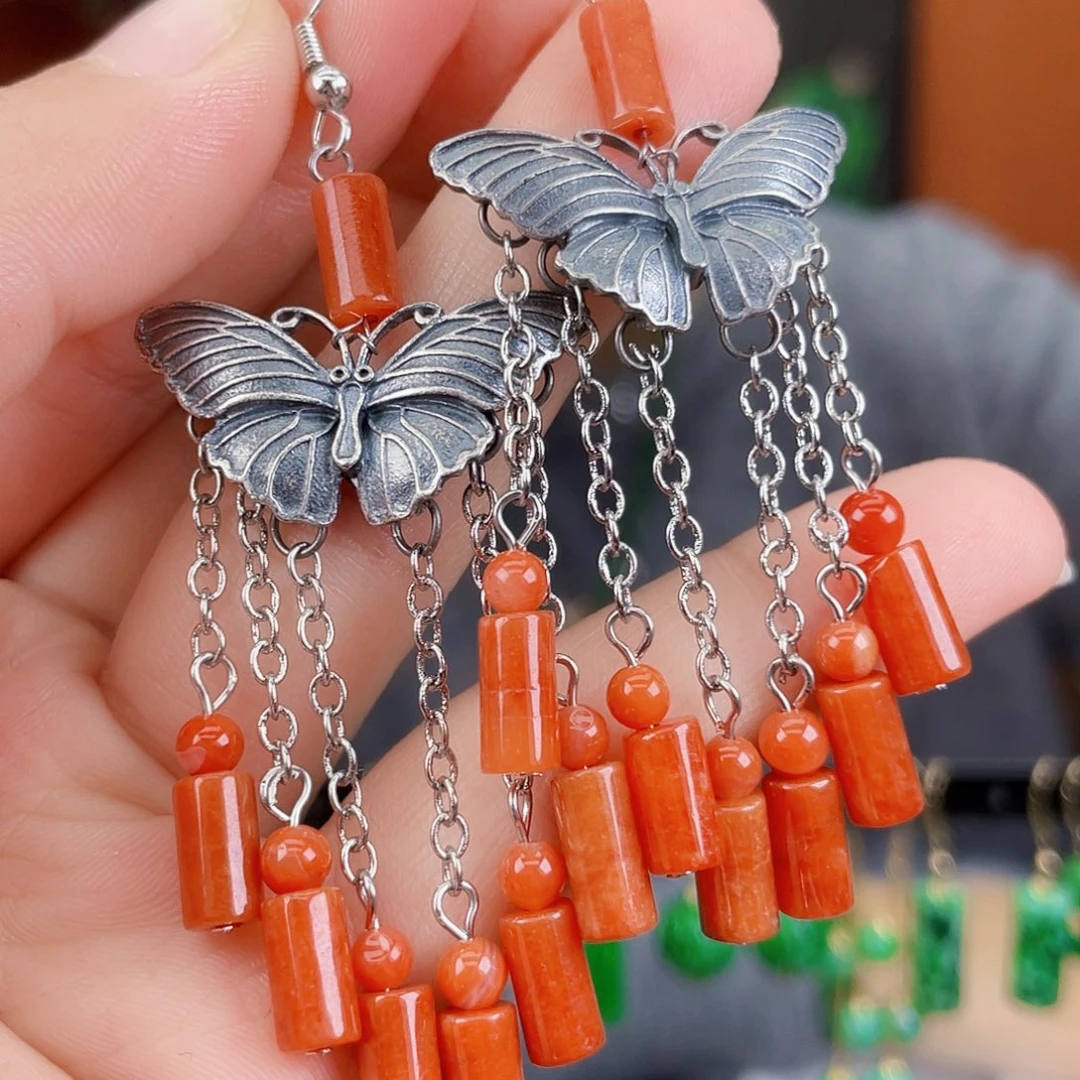 翡翠未镶嵌耳饰饰品