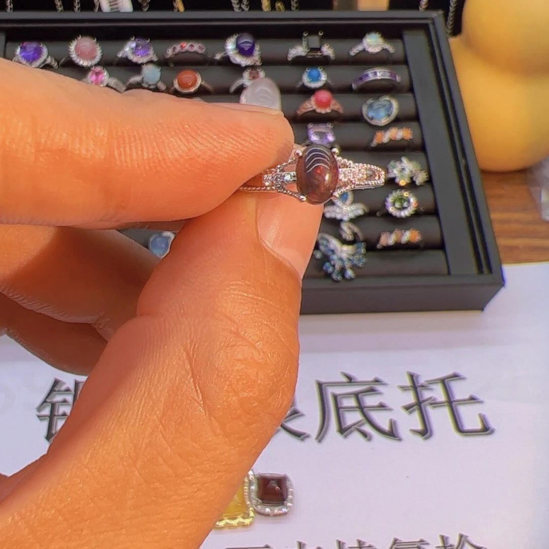 紫晶珠宝半成品未镶嵌