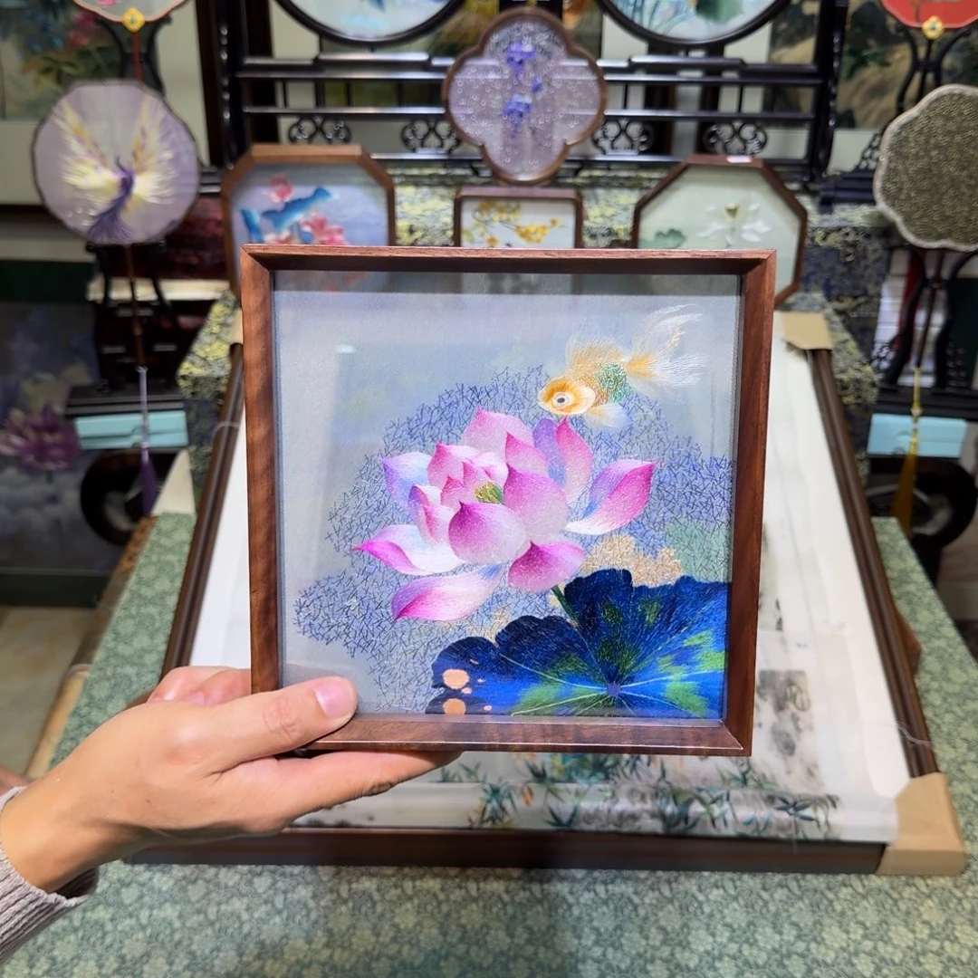 刺绣手工苏绣工艺制作技艺精湛精巧