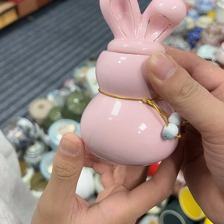 茶叶罐陶瓷家用储物罐瑕疵品介意勿拍