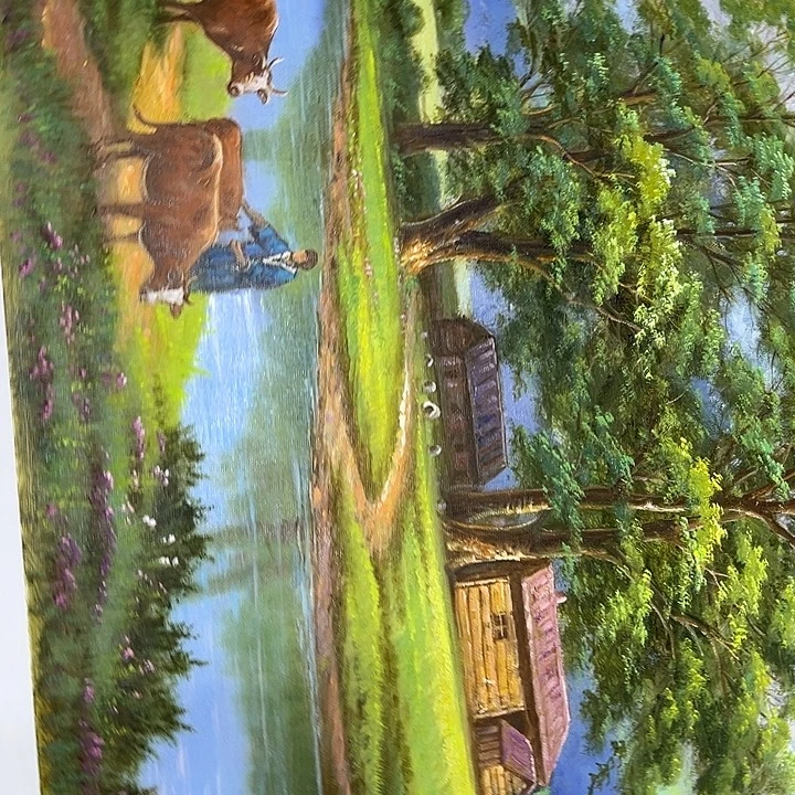 油画好仔仔细细一直影子