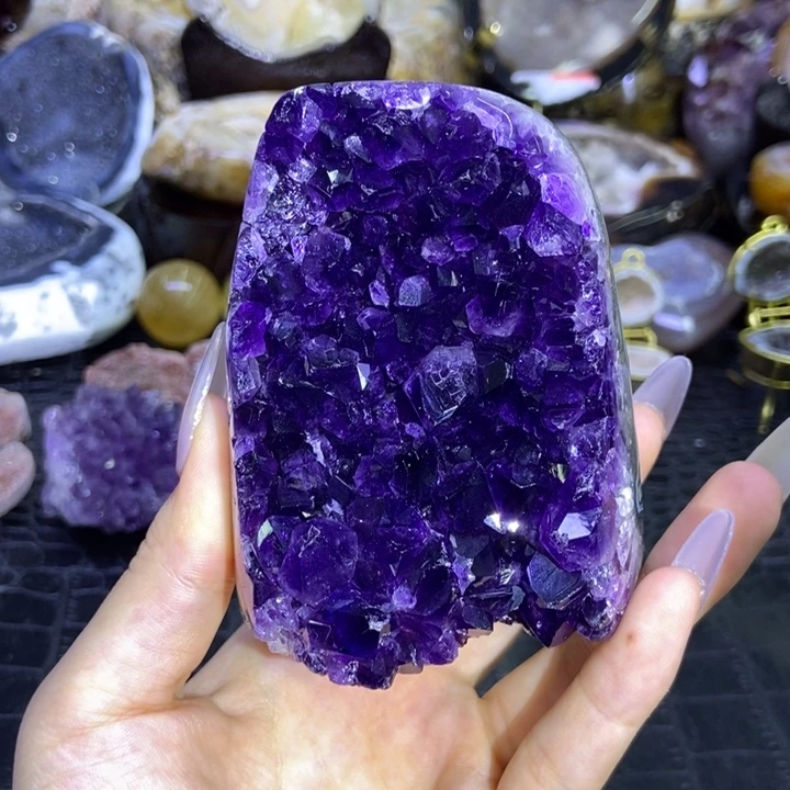 珠宝半成品未镶嵌水晶晶镇