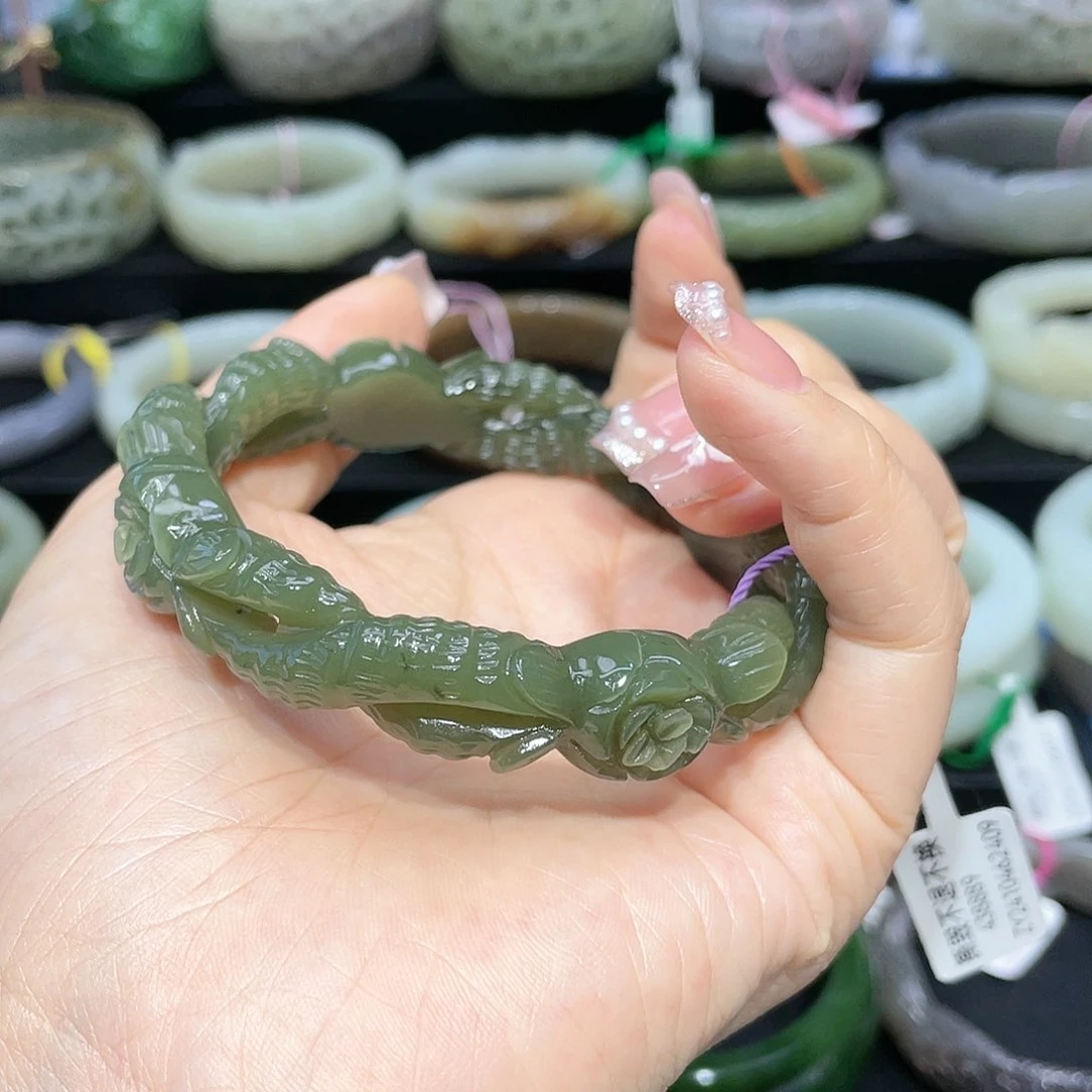 【闪购商品】和田玉手镯60圈口50未镶嵌