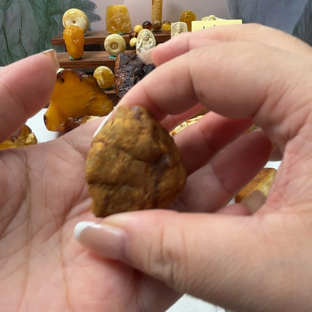 子***鑫未镶嵌定制琥珀蜜蜡