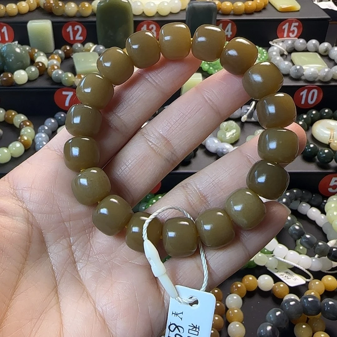 九***圣和田玉未镶嵌手链