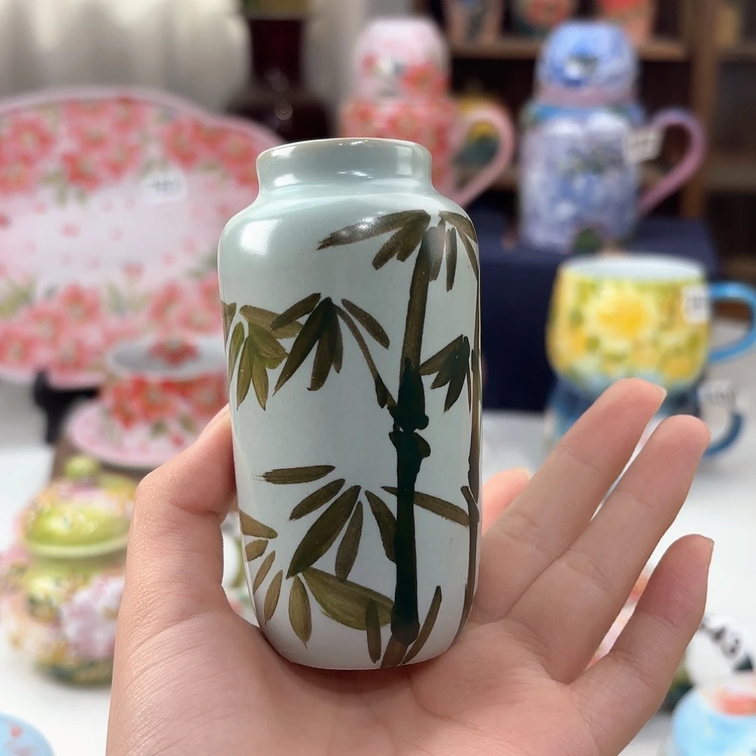 景德镇手绘高温釉下彩陶瓷茶具